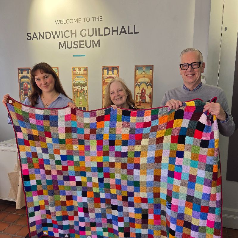 800 Squares for 800 Years: Our Community Blanket is Complete! - Age Concern Sandwich