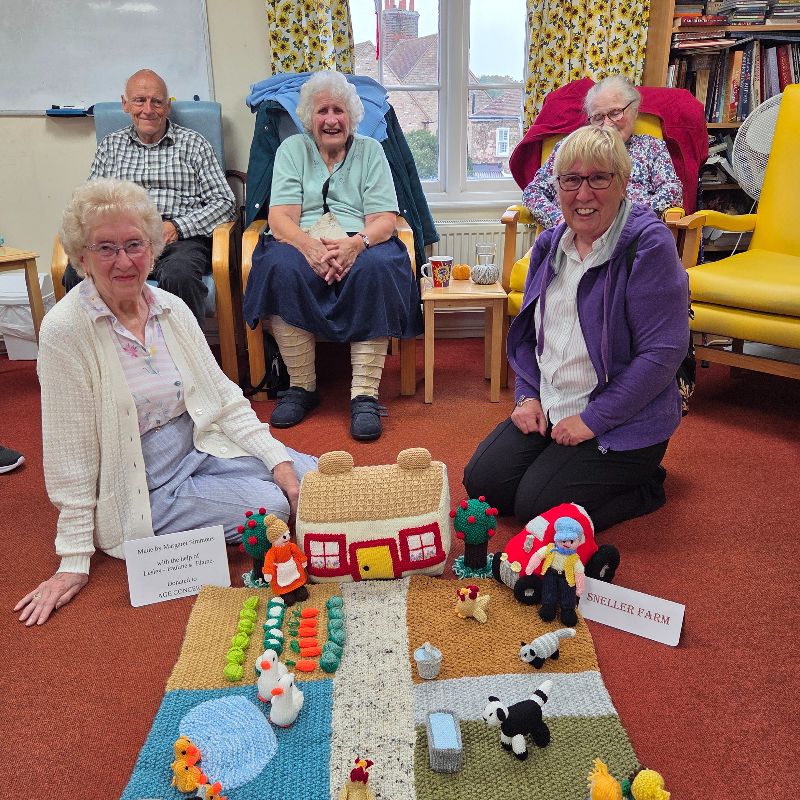 Welcome to Sneller Farm – A Knitted Masterpiece! - Age Concern Sandwich
