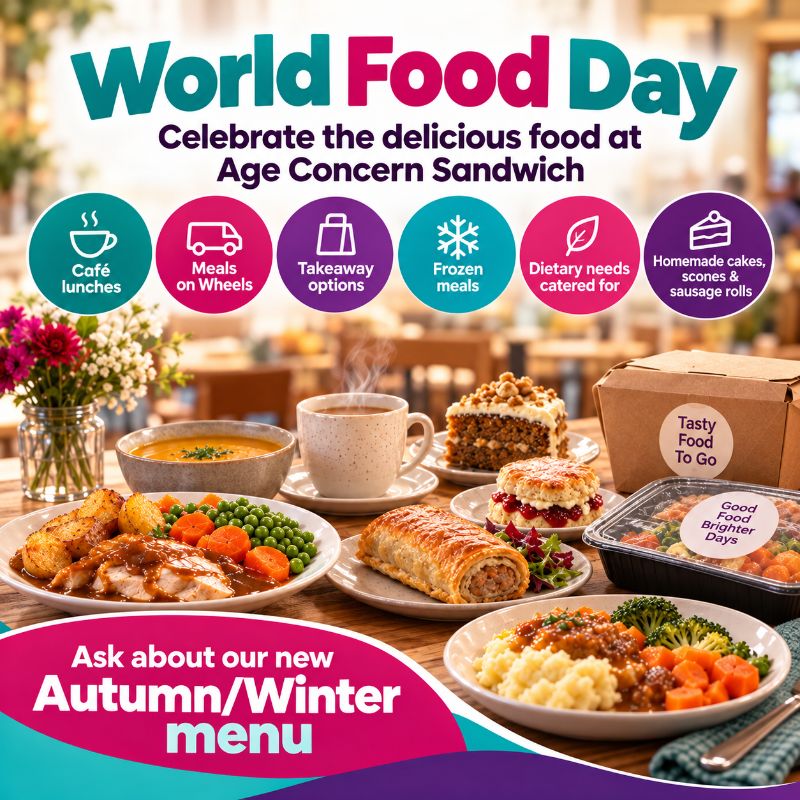 Celebrating World Food Day at Age Concern Sandwich - Age Concern Sandwich